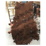 Handmade afghan Throw Blanket