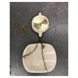 Porcelain scale clock