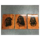 Lacquered native pictures