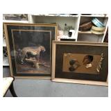 Tiger Framed and Matted and More