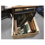 Large crate of art Some Vintage
