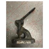 Antique Rivet press