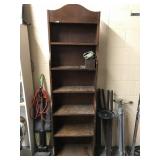 Wooden Bookcase  contents not included