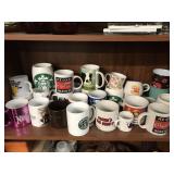 Large grouping of mugs
