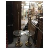 Brass side table Lamps