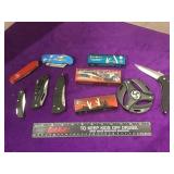 Lot of assorted knives some new in boxes