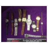 Lot of assorted watches incl. Timex, Delbana and