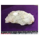 Raw quartz crystal formation approx 7 inches long