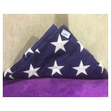 Full size cloth American soldier flag
