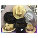 Lot of assorted cowboy hats and more local pickup
