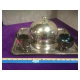 Mkd Christofle sugar & creamer w/