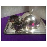 Mkd Christofle Hotel silverplated sugar and