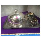Mkd Christofle Hotel silverplated sugar and