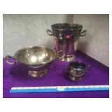 Mkd Christofle Hotel silverplated sugar, handled