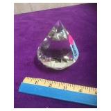 Tiffany & Co crystal paperweight, minor roughness