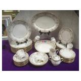 Noritake Ivory China, Gallery pattern, approx 48