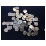 Lot of 1952  wheat pennies, cleaned