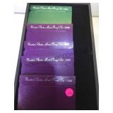1988,1989,1991,1993 & 1994 US Mint Proof Sets