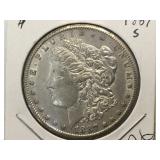 1887-S MORGAN SILVER DOLLAR