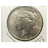 1925  SILVER PEACE DOLLAR