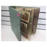 Album full of foreign currency & coinage