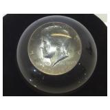 1976 Kennedy Half Dollar paperweight