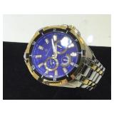 Bernoulli stainless steel back wrist watch