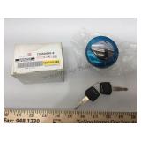 New stainless steel locking gas cap with keys