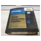 Ditzler Automotive Finishes production color book