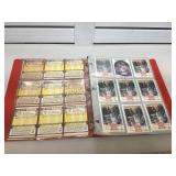 Binder of sports cards mostly 1990 Fleer