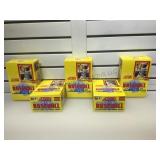 Lot of 5 new boxes of 1990 MLB Score cards local