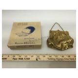 Whiting and Davis metal mesh bag with original