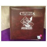 CollectorsCard Album of Football cards