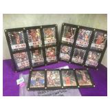 Michael Jordan Cards, framed