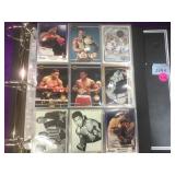 Album of Sports cards inc Boxing , Hockey
