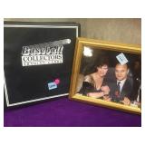 Album of mixed sports Cards w/ a photo of Joe