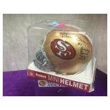 Russ Francis 81 Super Bowl XIX Autographed Mini