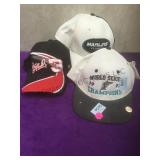 Dale Earnhardt hat and 2 Florida Marlins