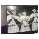 Triple Autographed photo of 3 HOF baseball