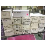 17 boxes sports cards,local pickup only
