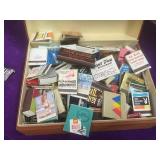 Boxed lot of vintage matchbooks,local pickup only