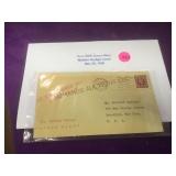 Rare RMS Queen Mary maiden voyage cover, May 26,