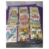 22 Vintage Marvel Comic books, Avengers, Hulk,