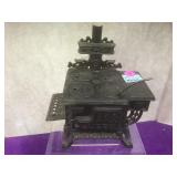 Queen miniature /doll sized cast iron stove ,