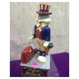 Bugs Bunny Uncle Sam  Iron mechanical bank,local
