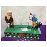 Golfer iron mechanical bank,local pickup only