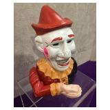 Clown iron mechanical bank,local pickup only
