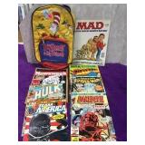 Group of Comic books, Mad magazine, Grinch