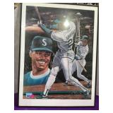 Ken Griffey Jr, Autographed Angelo Marino print,