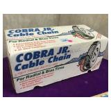 Cobra Jr cable chain set in box, nos
